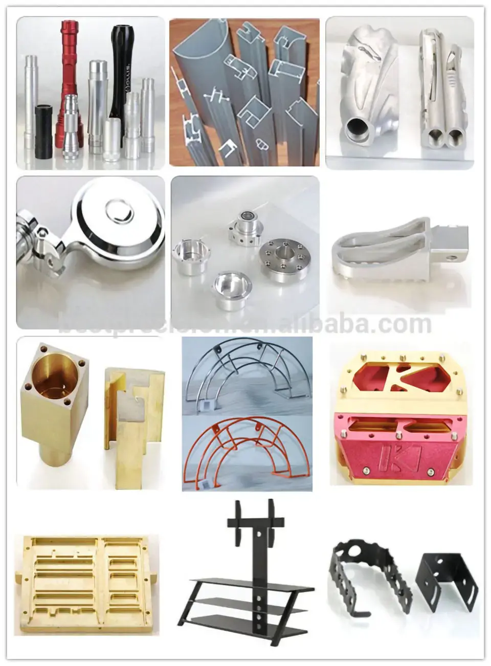 Aluminum 6061, Stainless Steel, Brass, High Precision Metal Parts Aluminum Grinder