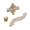 Silver Anodized Precision CNC Machined Parts