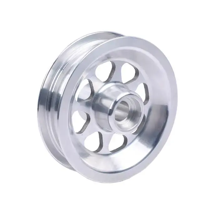 Silver Anodized CNC Turned Components Factory