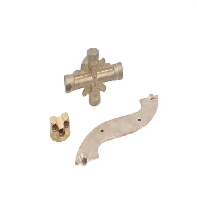 Green Anodized CNC Brass Milling Parts